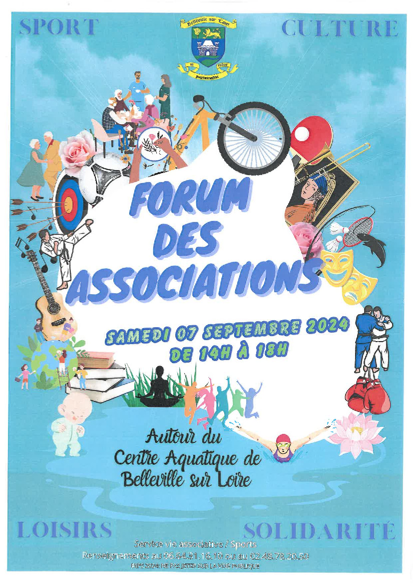 Forum des associations : samedi 7 septembre