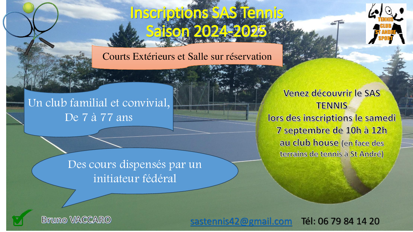 Inscriptions Tennis (1/1)