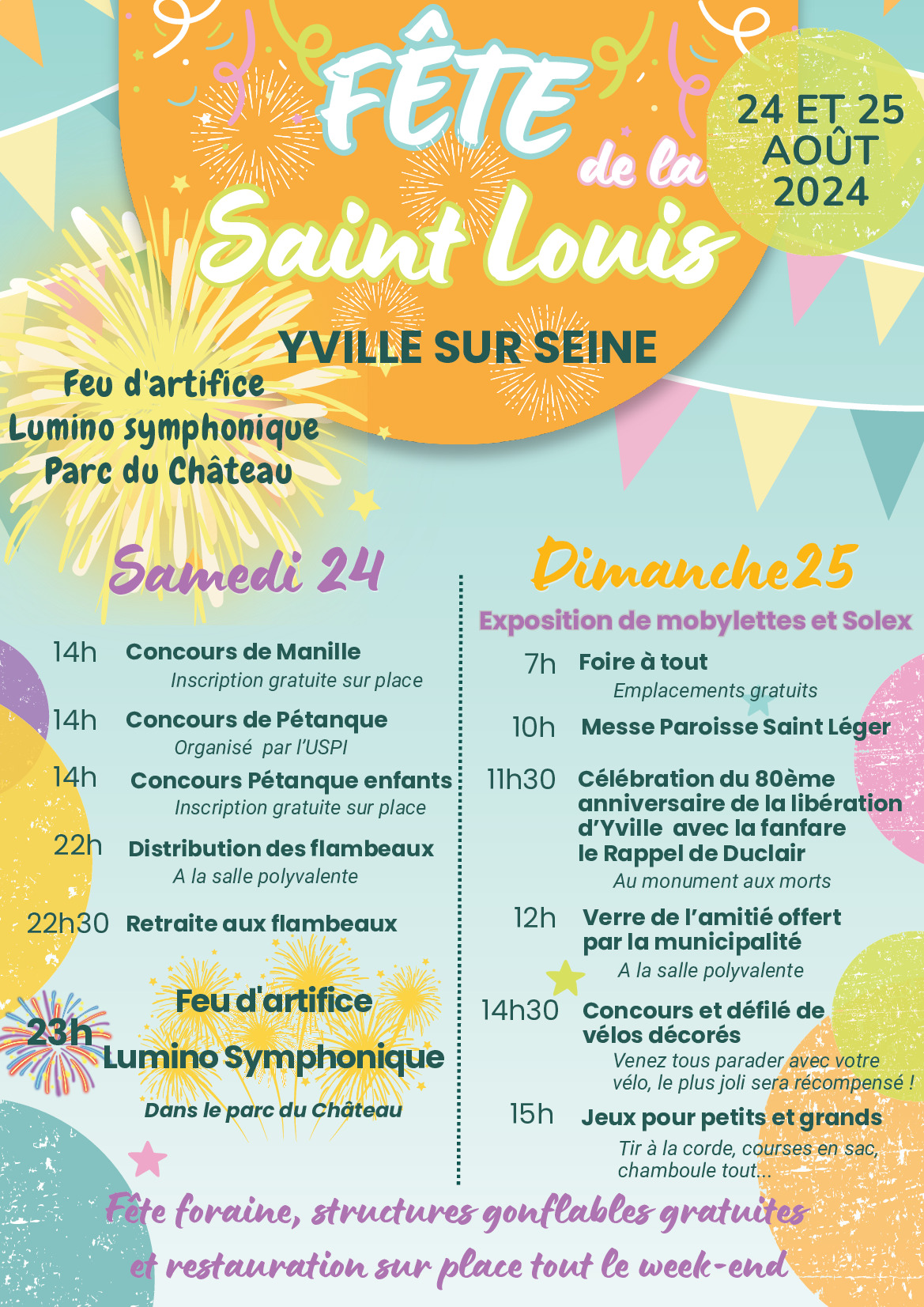 Fête de la Saint Louis - 24 & 25 août