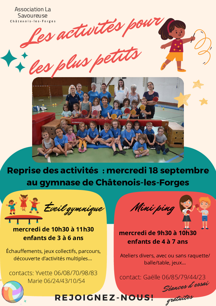 Sport La Savoureuse : c’est la reprise!