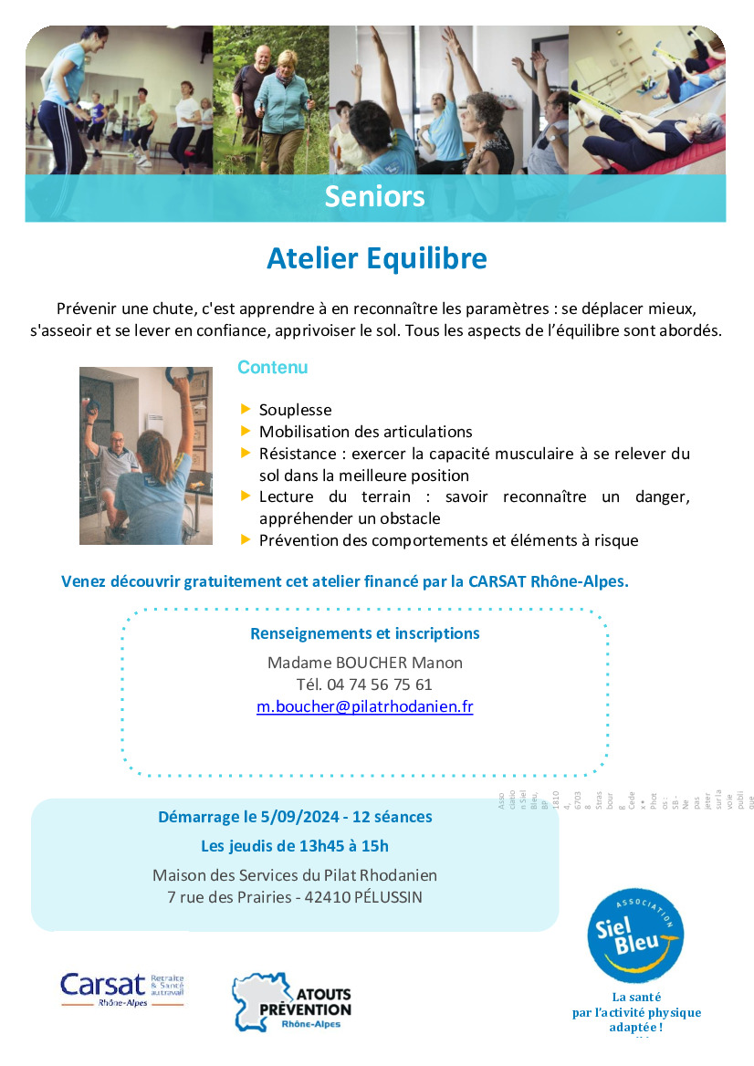 ATELIER EQUILIBRE CARSAT RHONE ALPES (1/1)