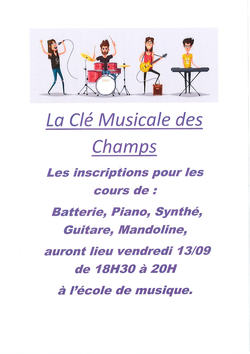 La clé musicales des champs