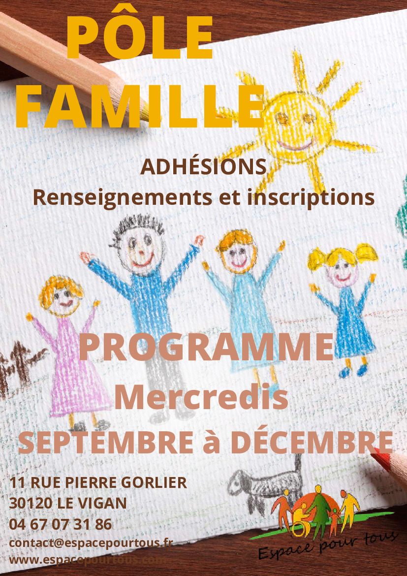 Programme de rentrée Espace pour Tous