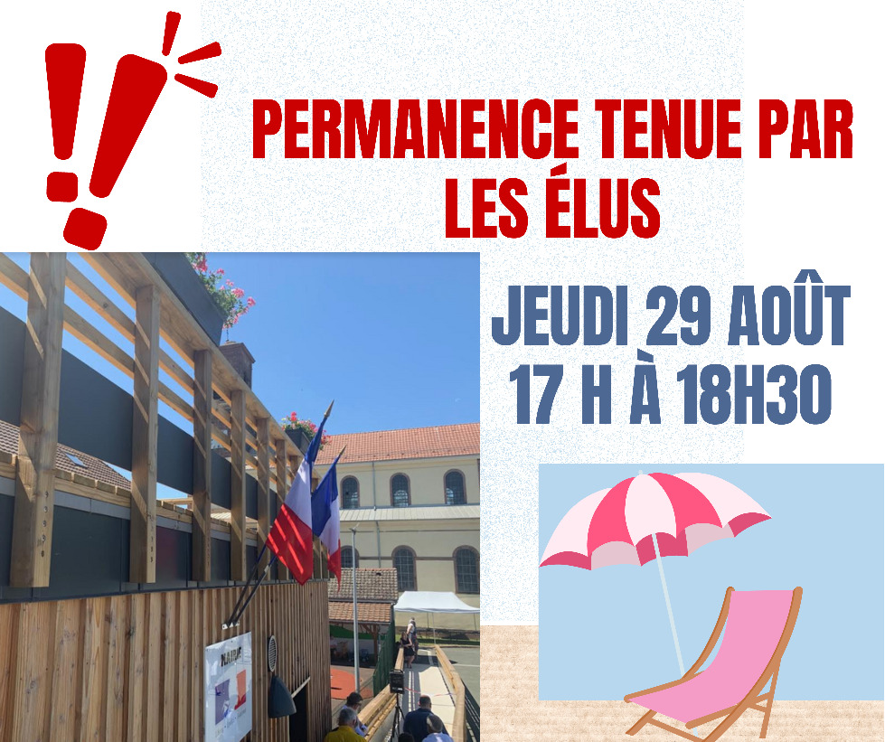 ✅ Mairie ouverte ce jeudi de 17h à 18h30 (1/1)