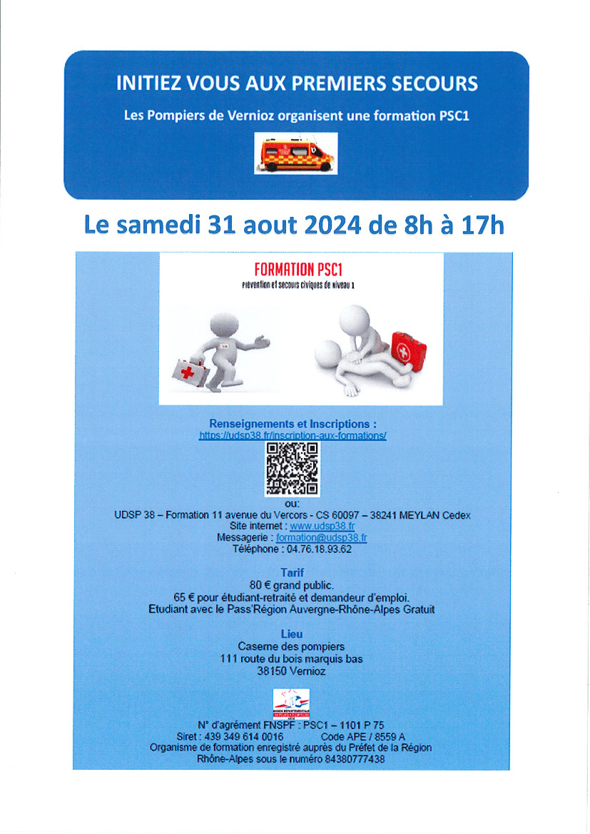 FORMATION PREMIERS SECOURS