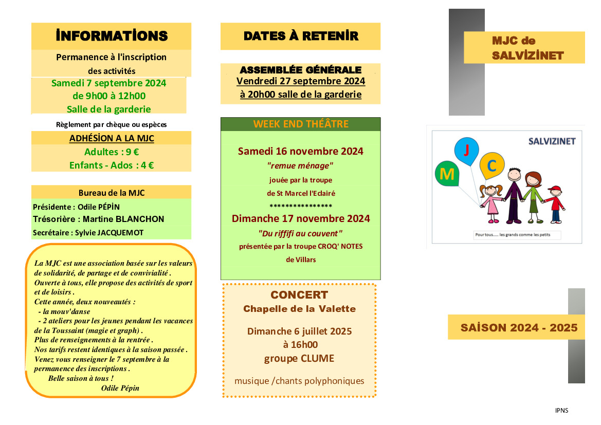 MJC Complément d'information