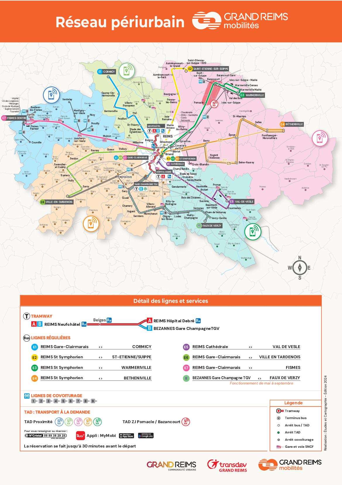 Desserte du territoire périurbain du Grand Reims