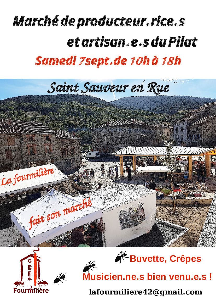 Marché des producteurs et artisans du Pilat