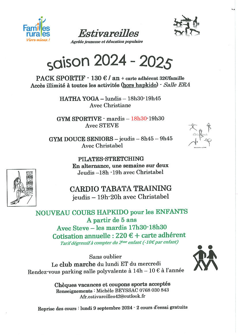 Familles rurales pack sportif 2024/2025