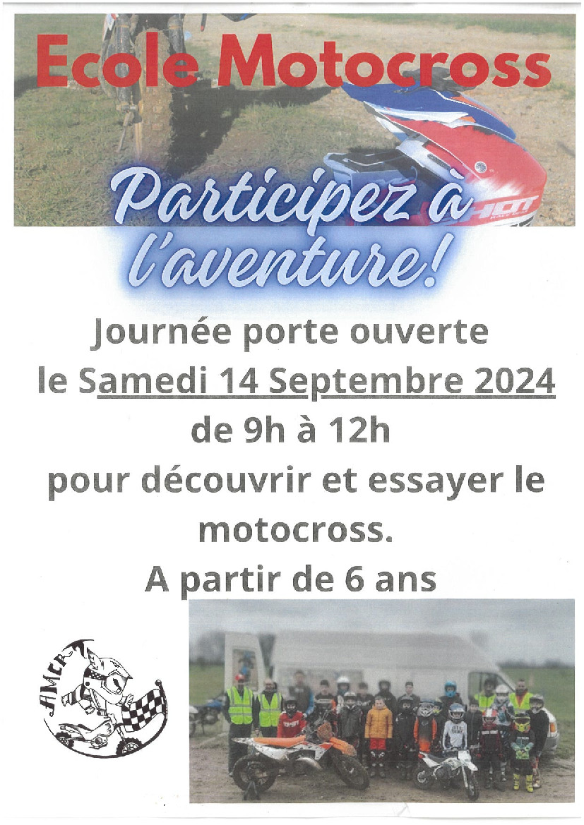 Info : Rentrée Ecole de Motocross