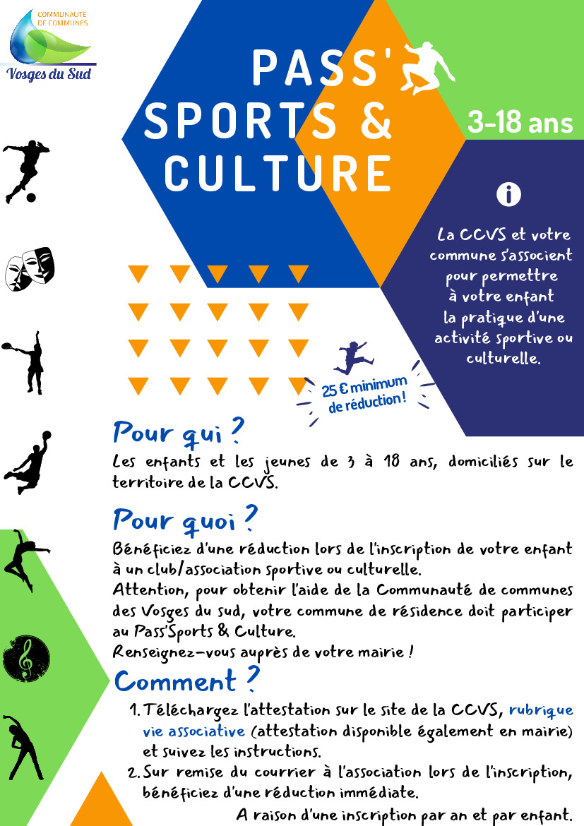 Pass'Sports et Culture 2024-2025