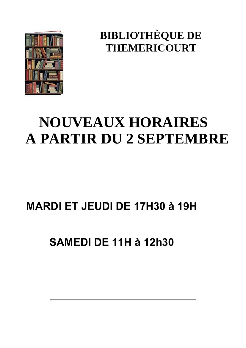 BIBLIOTHEQUE DE THEMERICOURT