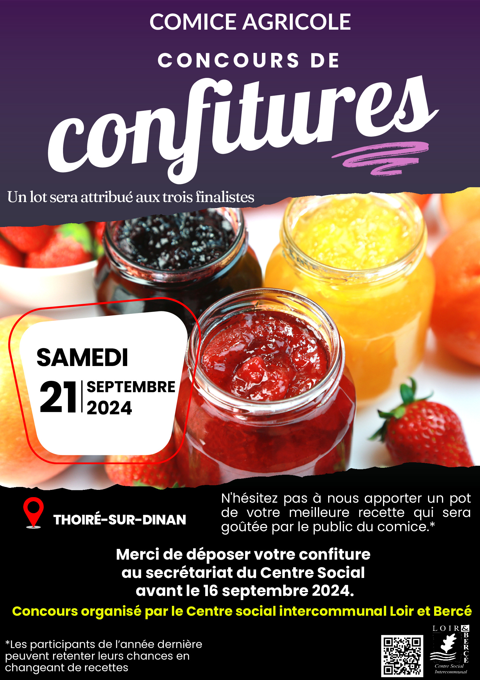 COMICE AGRICOLE - concours de confitures