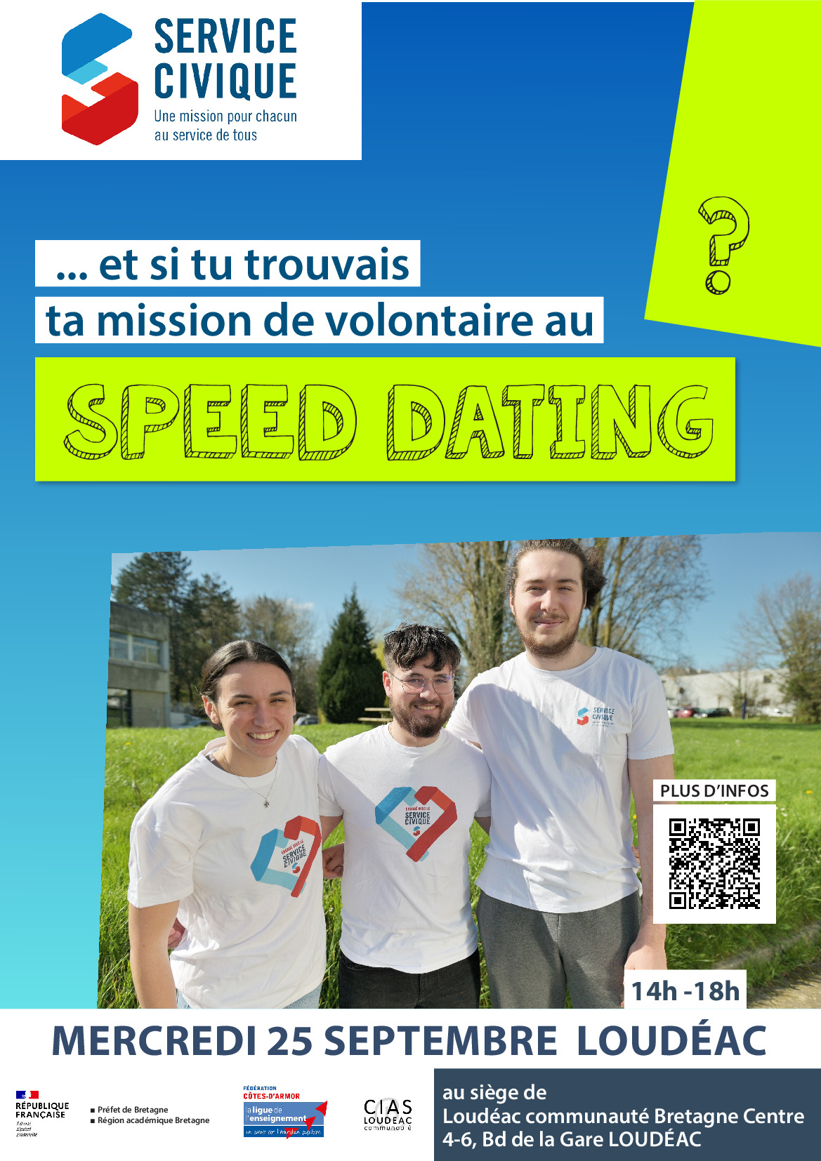 speed dating service civique le 25 septembre