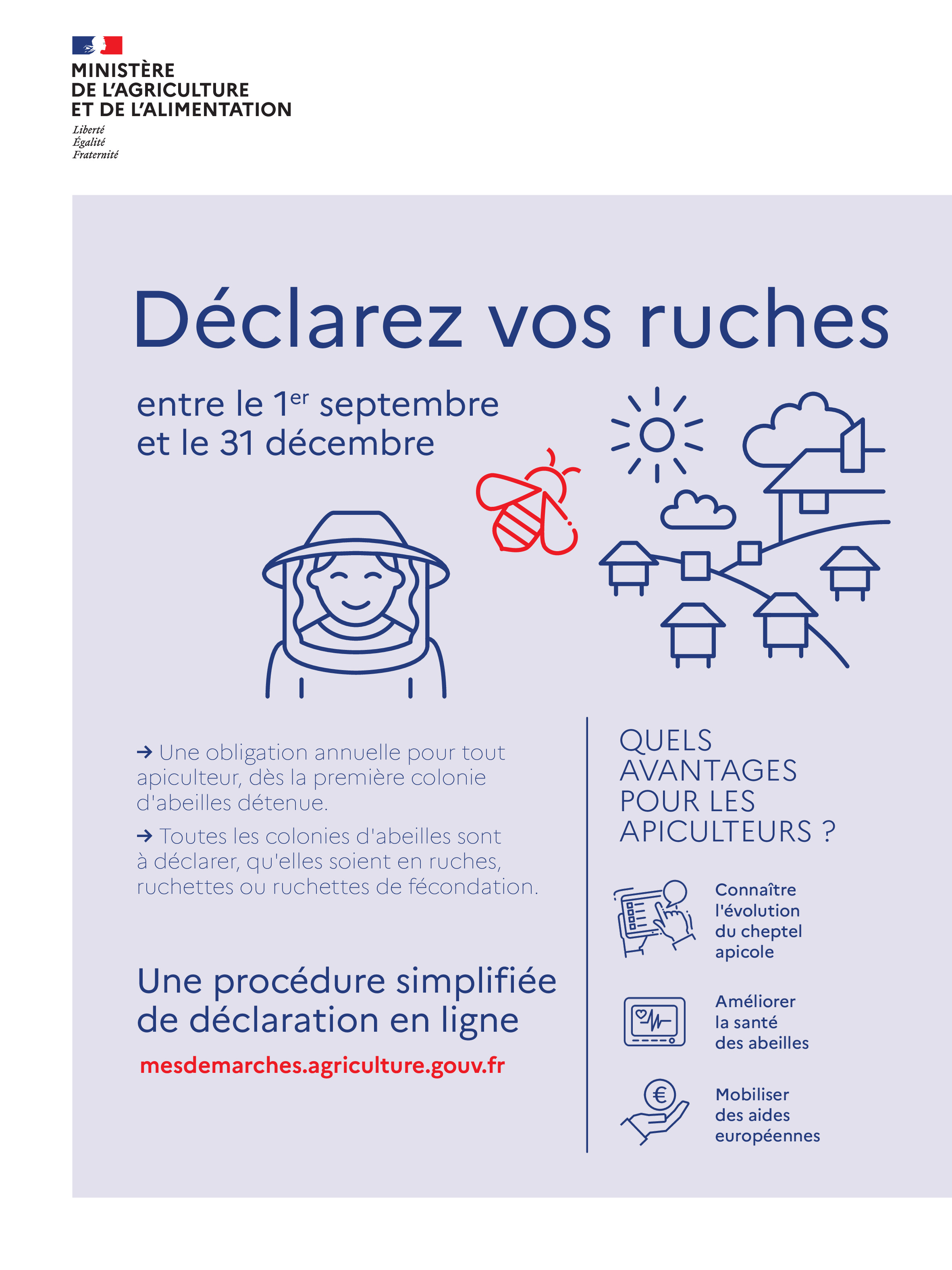 DÉCLARATION DES RUCHES 2024