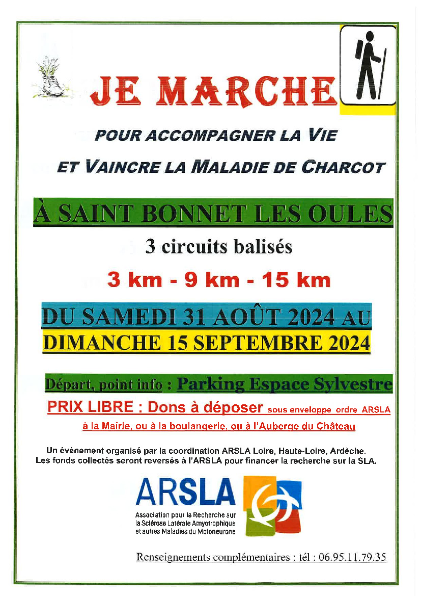 Marche pour la maladie de Charcot