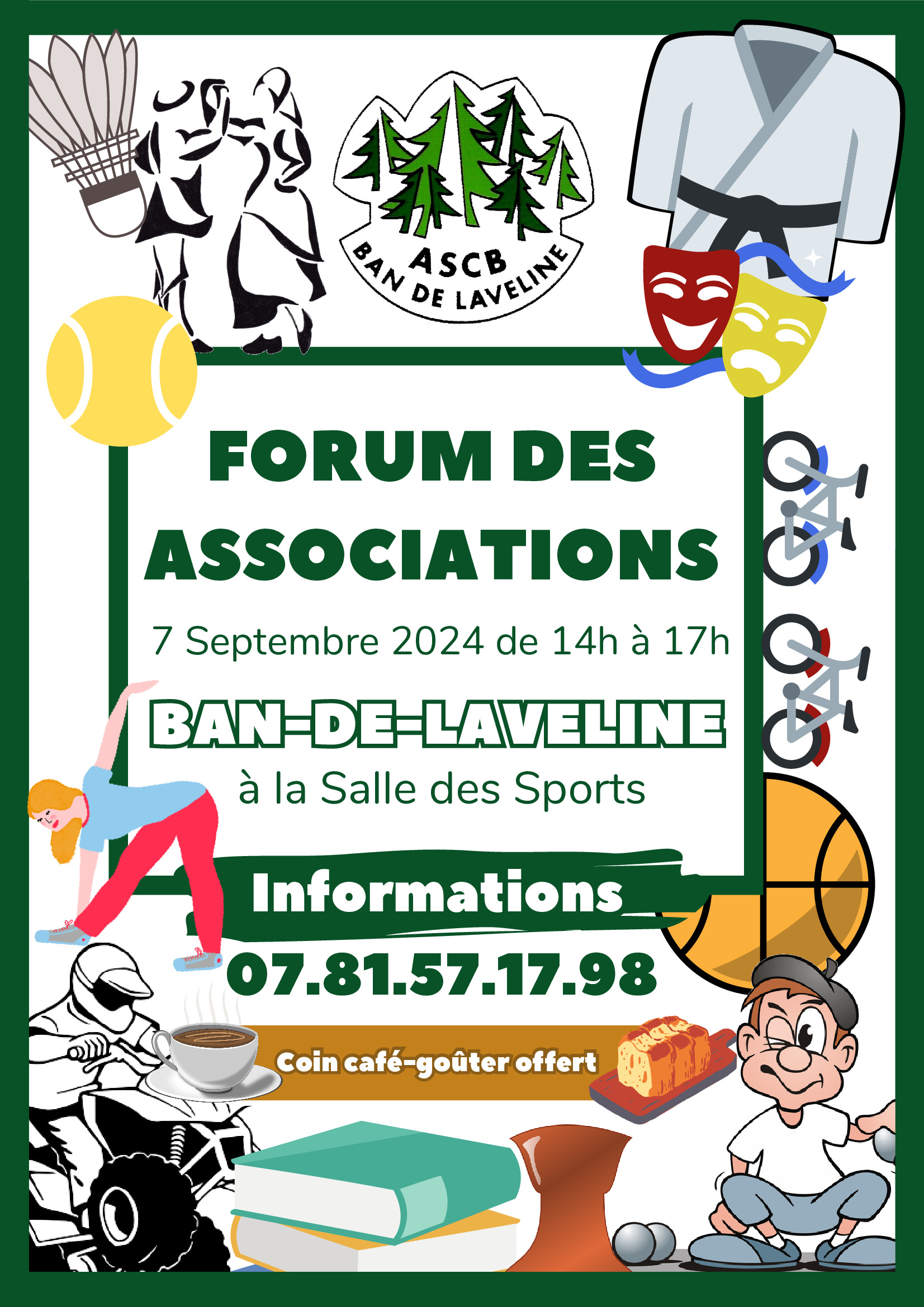 FORUM DES ASSOCIATIONS SAMEDI 7 SEPTEMBRE 2024