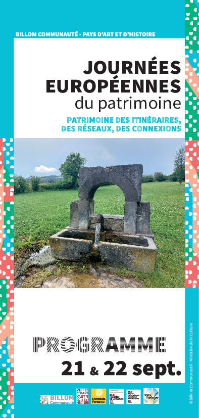 Journées européennes du patrimoine les 21 et 22 septembre