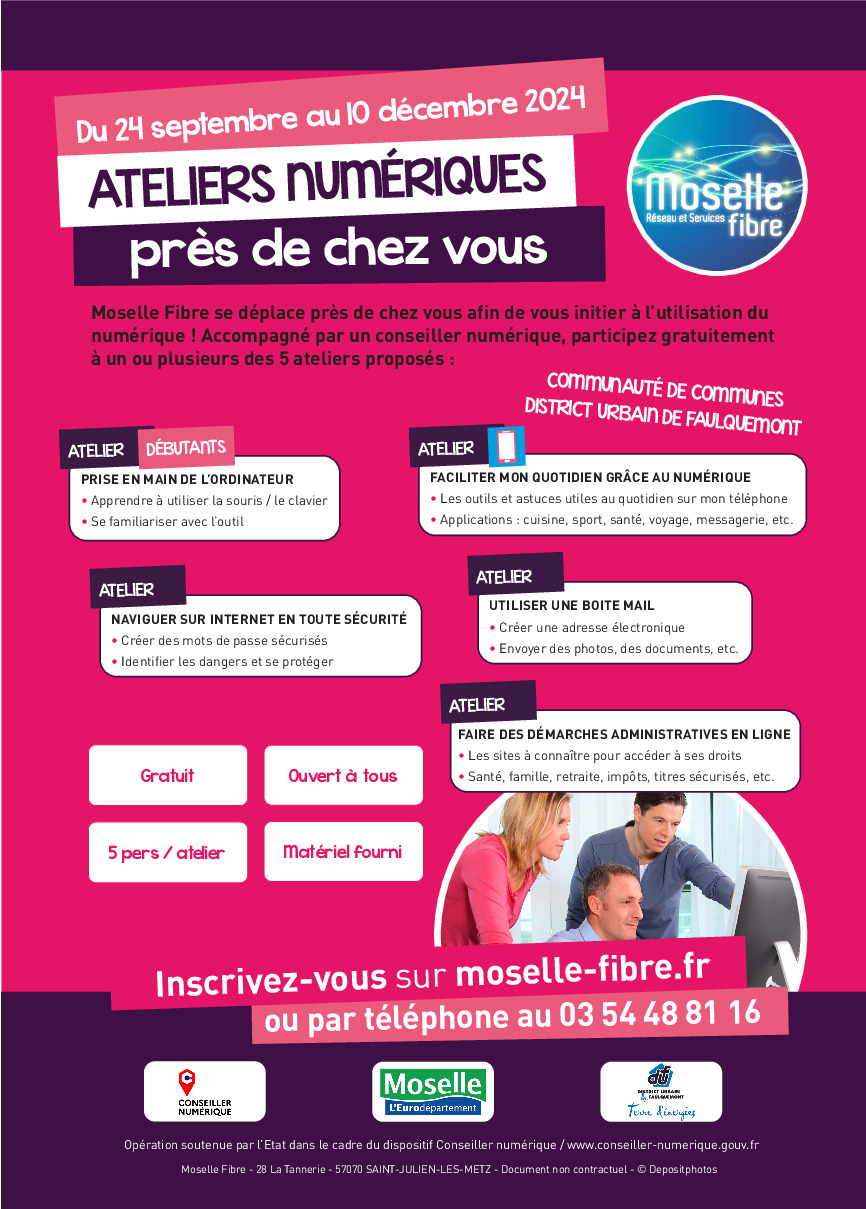 Formations gratuites au numérique en mairie de Thicourt