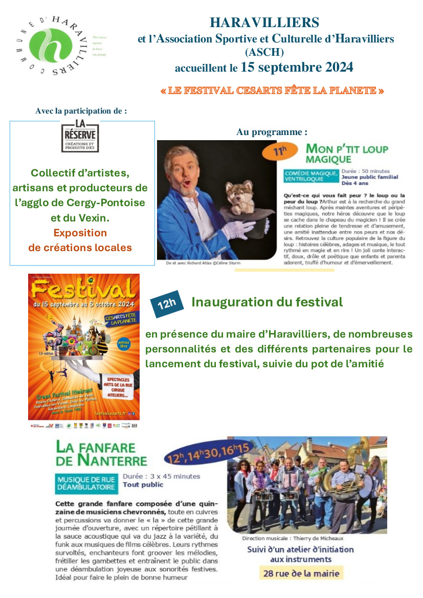 Le festival Cesarts fête la planète