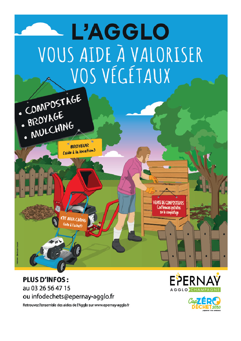 Aide valorisation des végétaux - Epernay Agglo