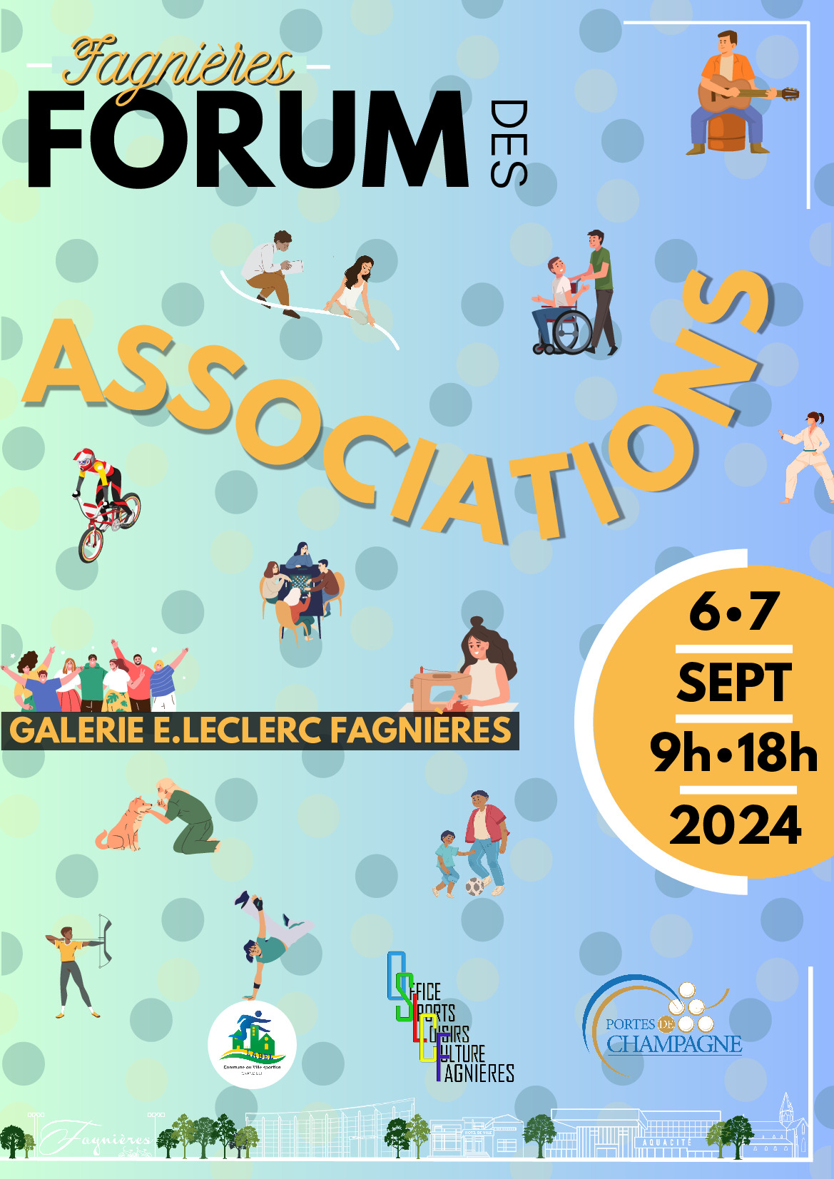 Forum des Associations le 6 et 7 Septembre 2024