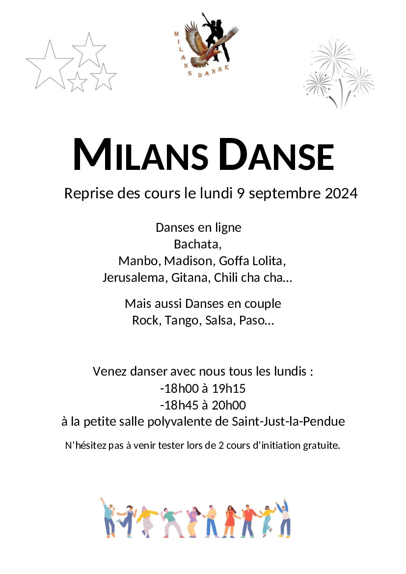 Milans Danse reprend les cours