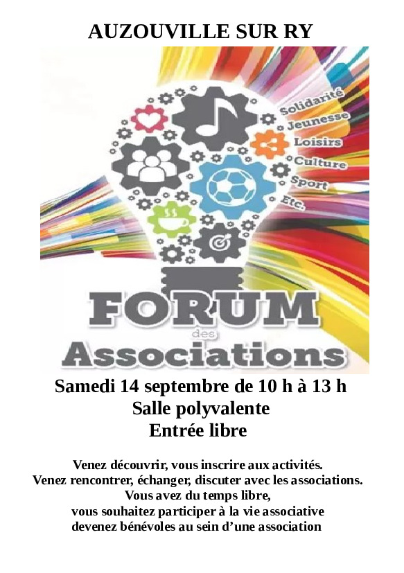 FORUM DES ASSOCIATIONS