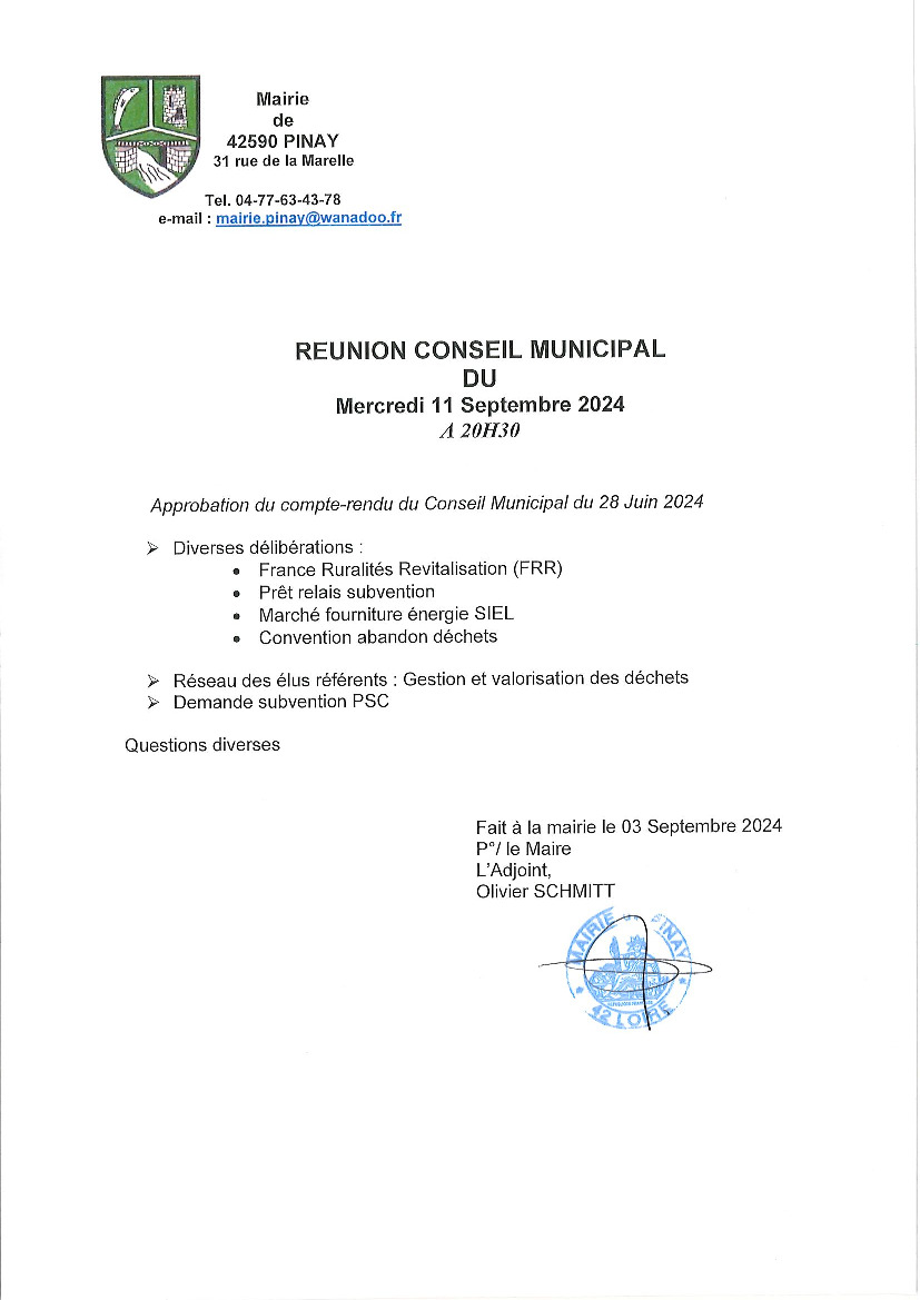 Conseil municipal