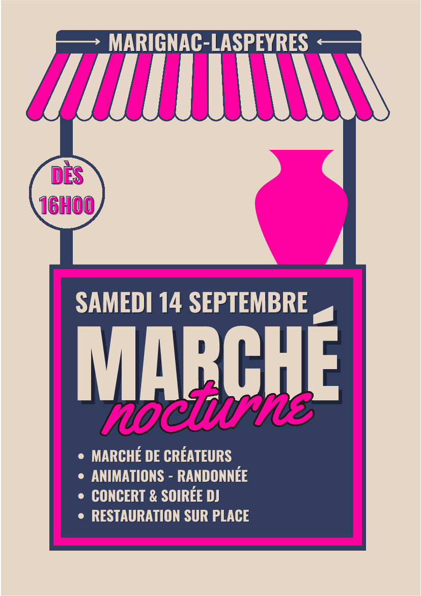 Marché nocturne 14 septembre 2024