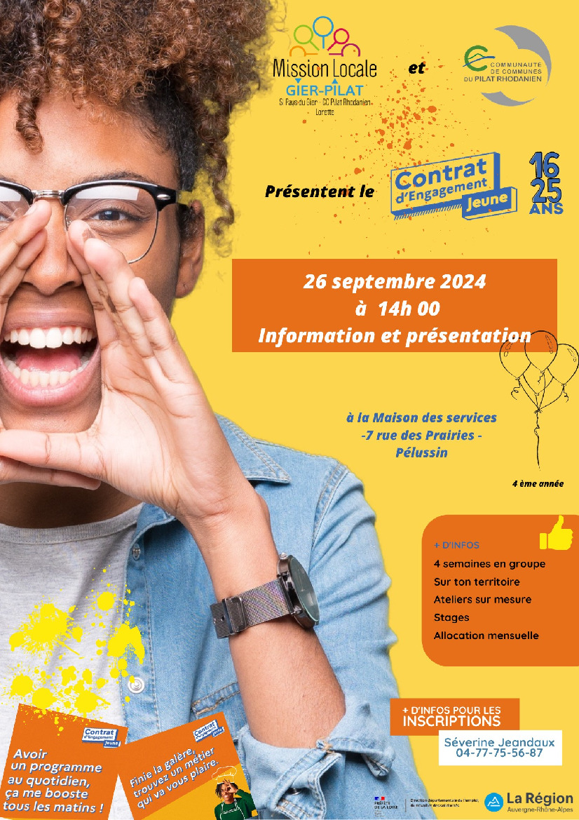 PRESENTATION Contrat d'Engagement Jeune 16-25 ans