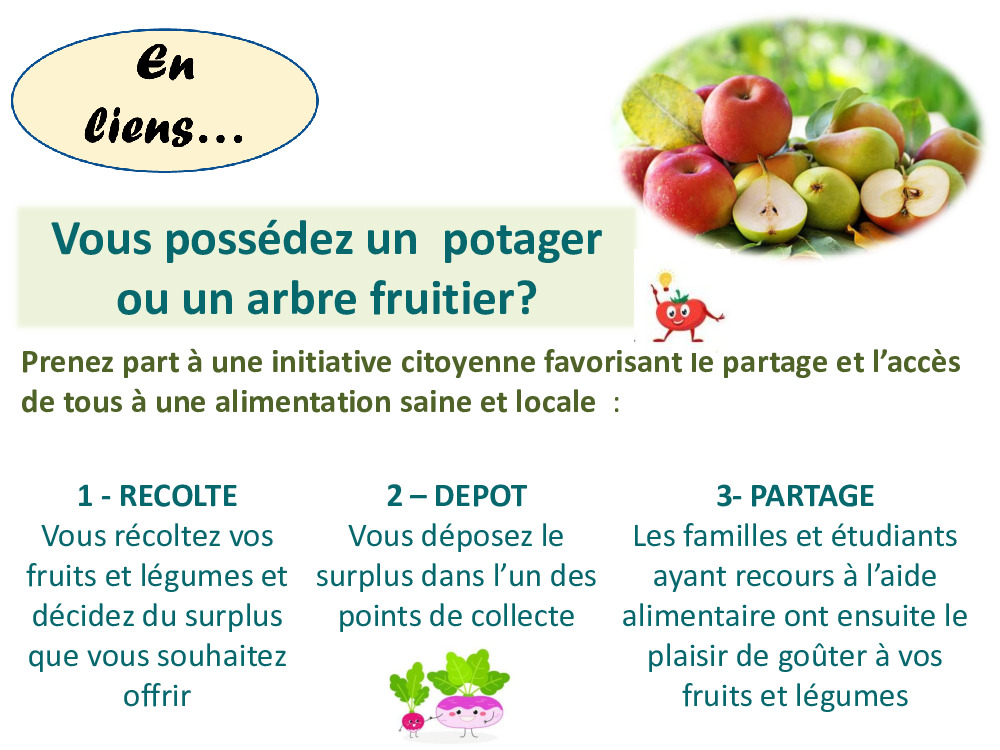 Initiative de partage de fruits et de légumes