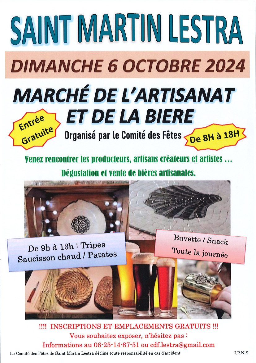 Marché de l'artisanat et de la bière