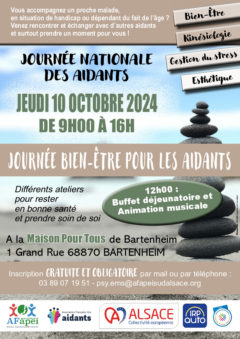 Journée nationale des aidants - 10 octobre 2024