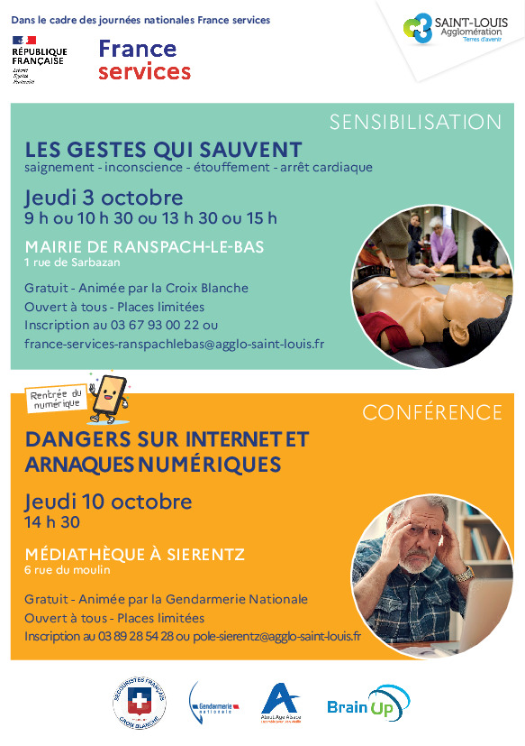 Ateliers dans les Espaces France services de SLA