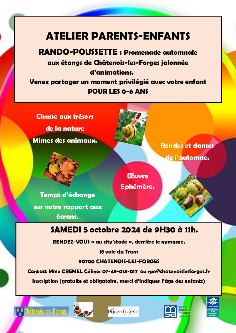 ATELIER PARENTS / ENFANTS / RELAIS 