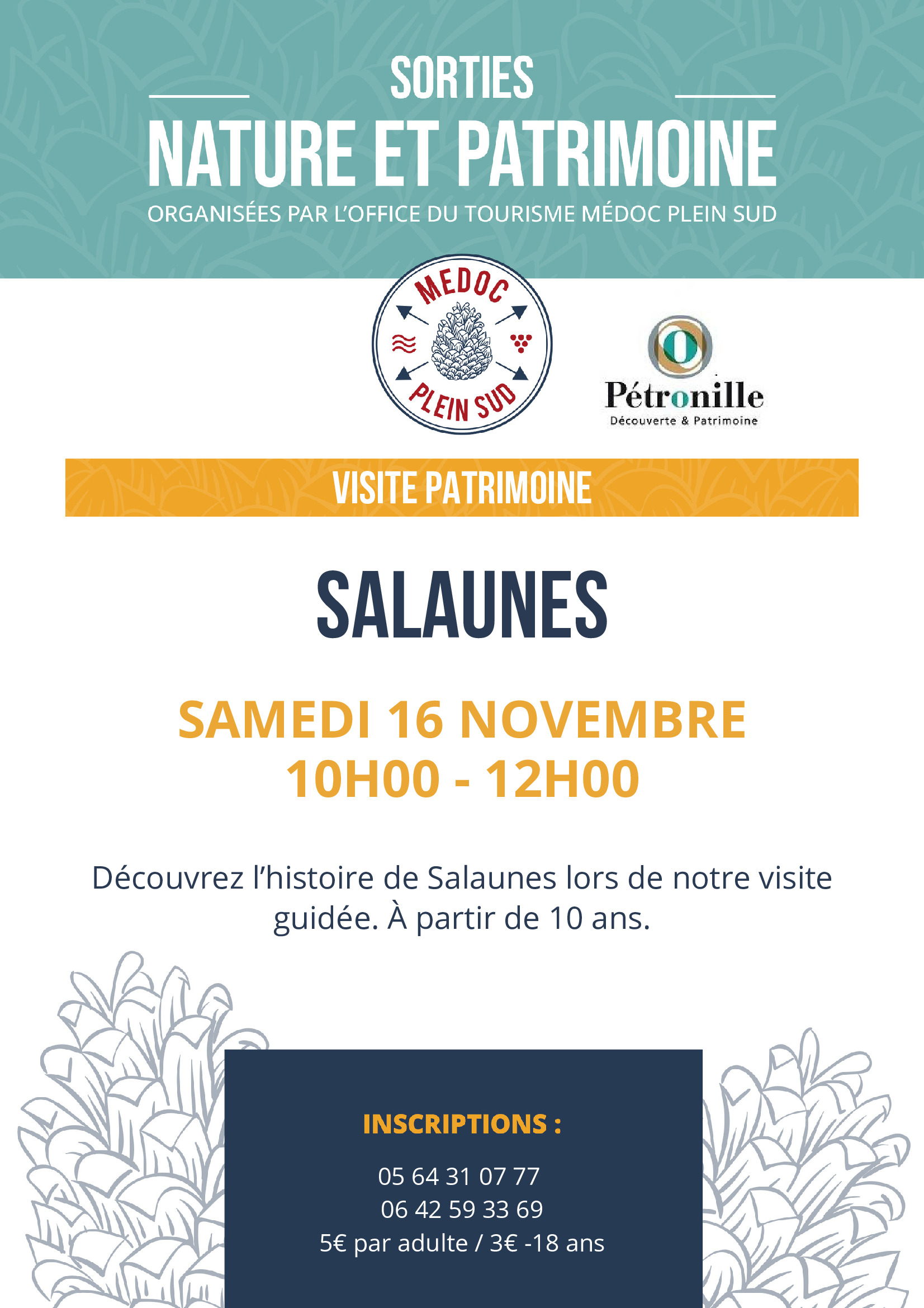 Visite patrimoine de Salaunes