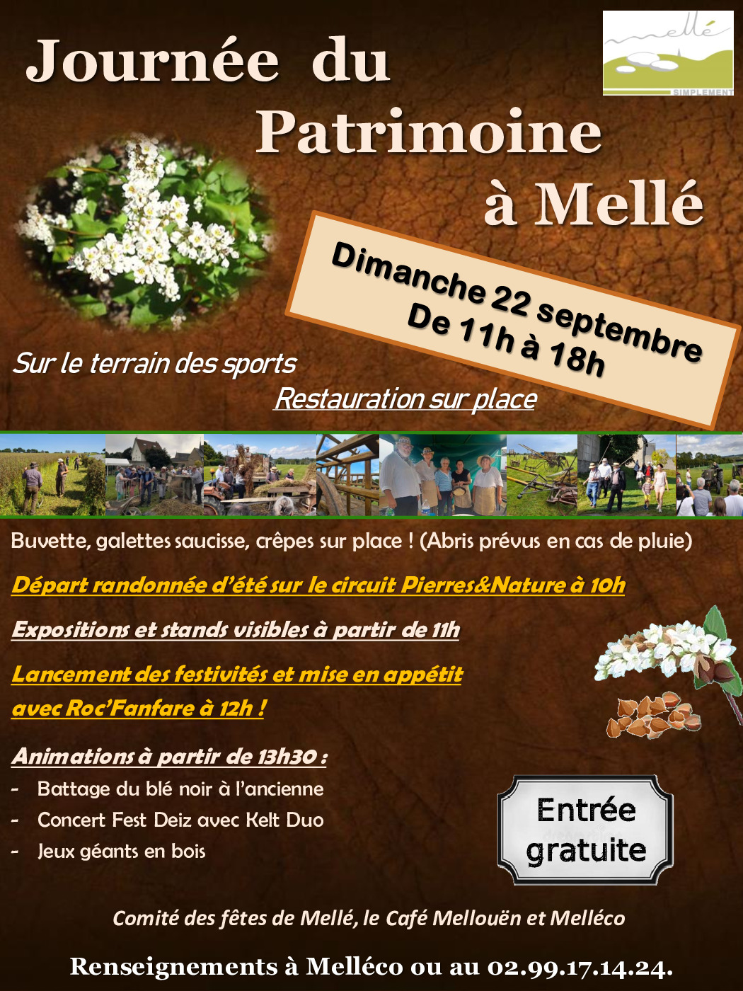 Journée du Patrimoine à Mellé