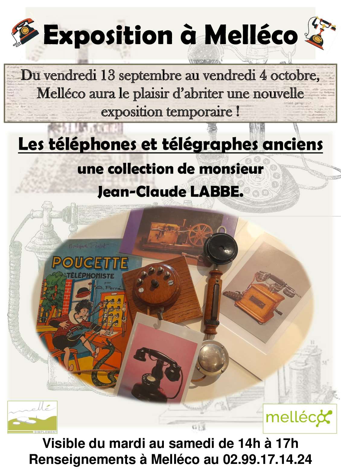 Vernissage à Melléco ce soir, exposition de M LABBE