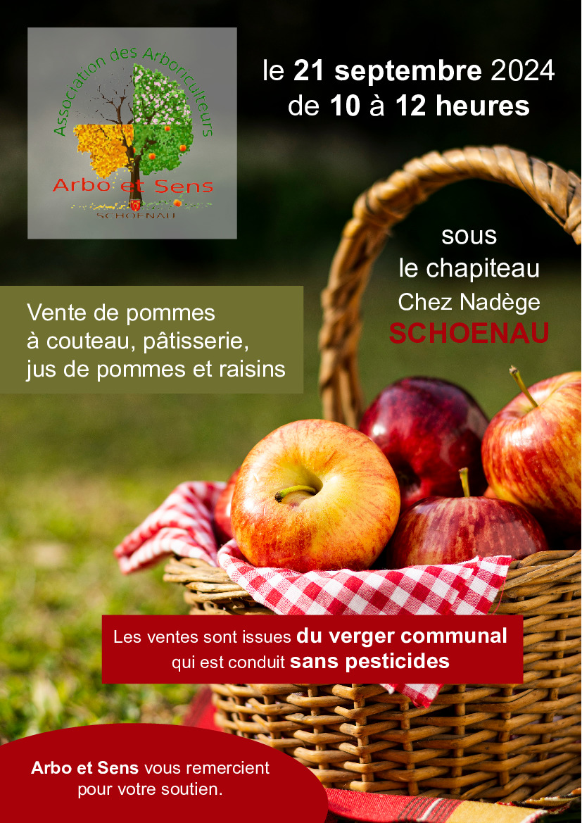 Vente de pommes, jus de pommes,... - Arbo et Sens