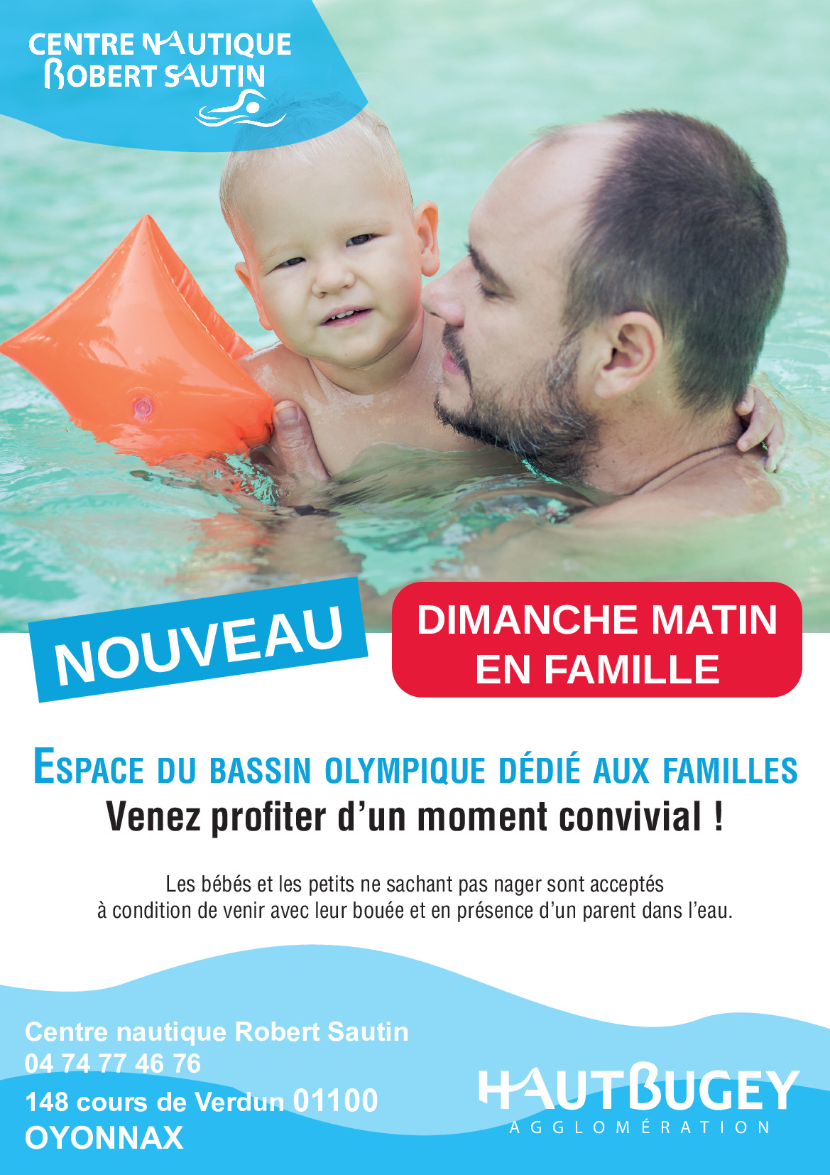 DIMANCHE MATIN EN FAMILLE AU CENTRE NAUTIQUE OYONNAX (1/1)