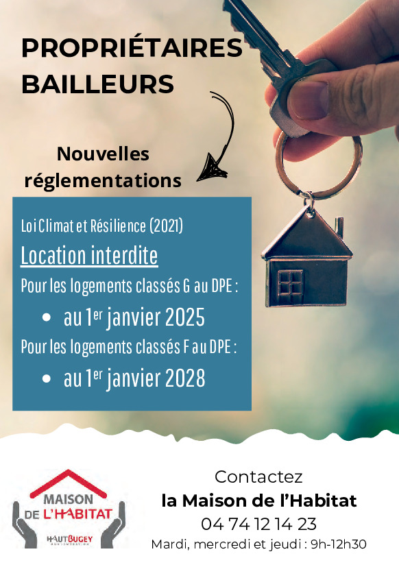 PROPRIETAIRES BAILLEURS : NOUVELLES REGLEMENTATIONS (1/1)