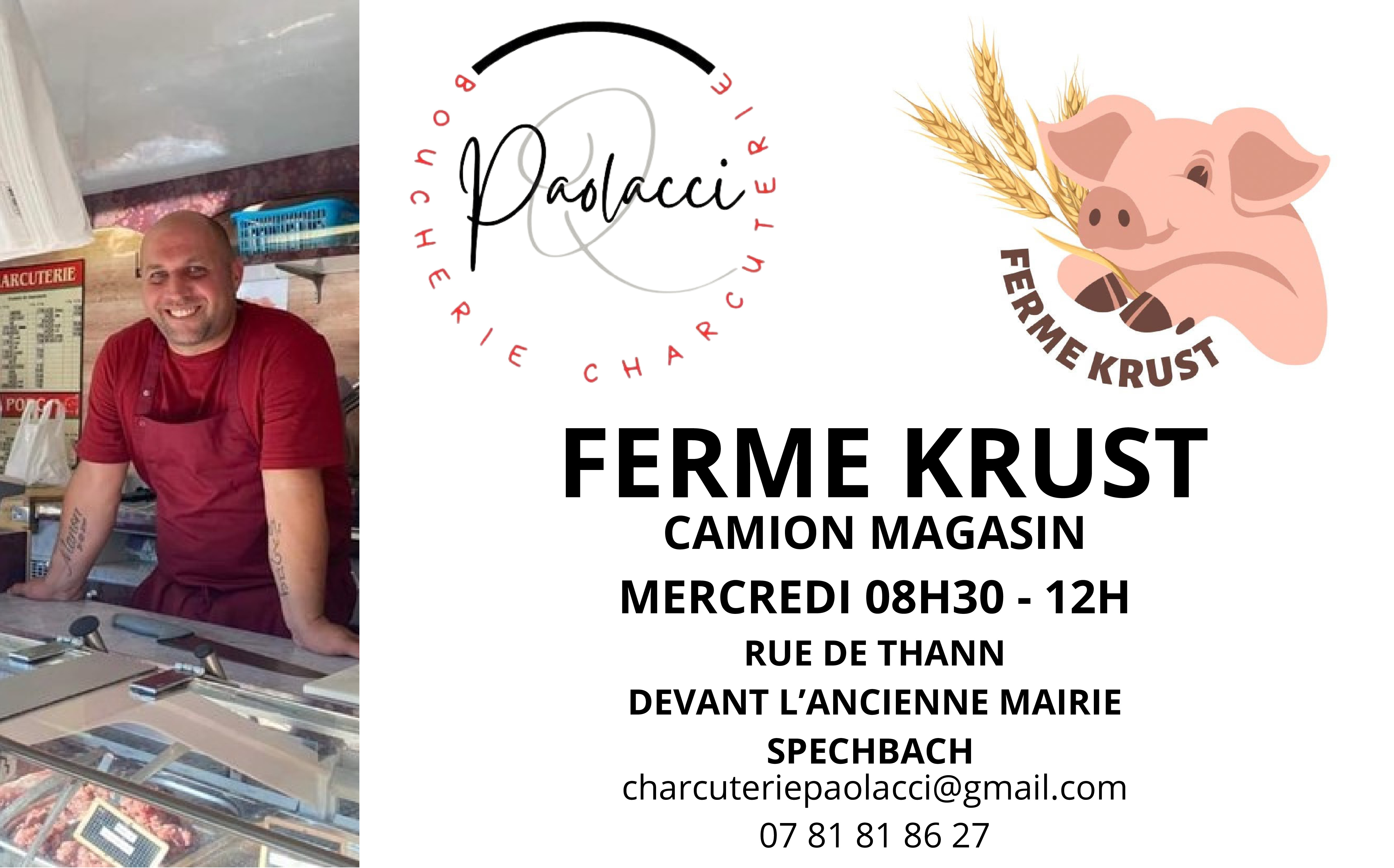 Ferme KRUST : camion magasin à Spechbach