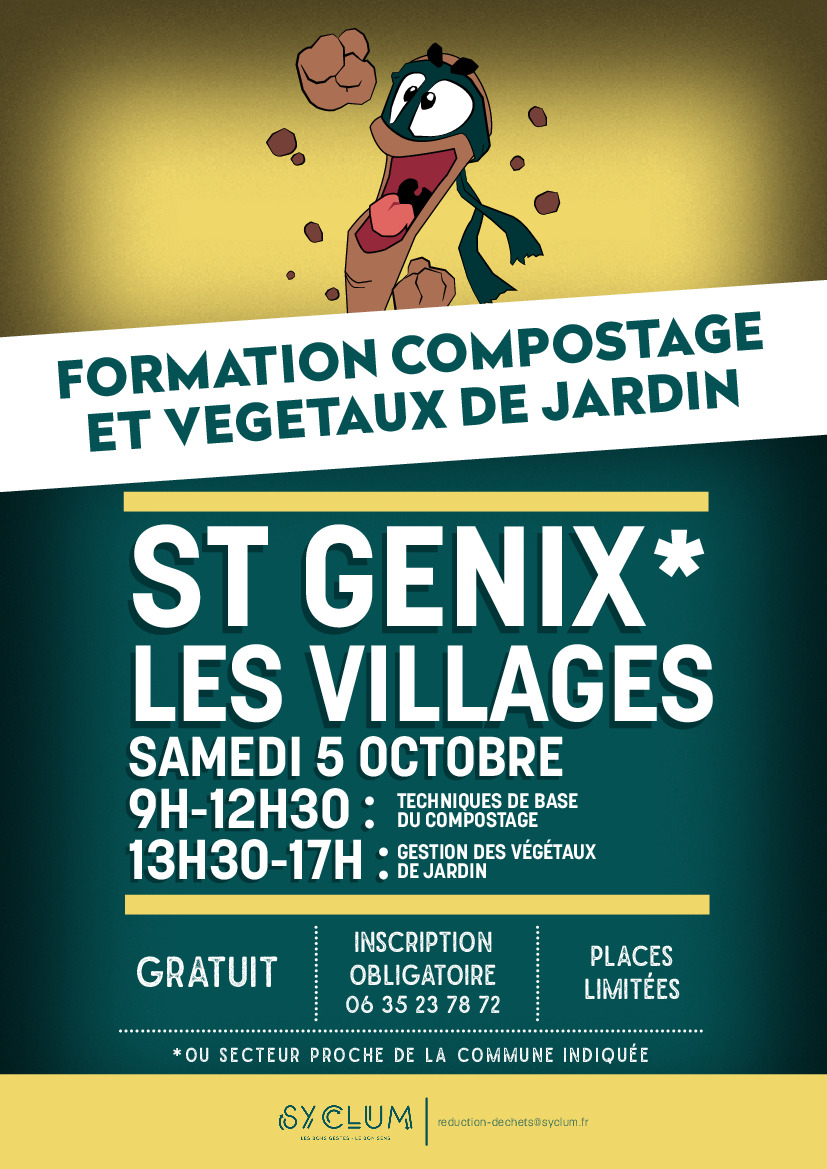 SYCLUM formation compostage/gestion des végétaux