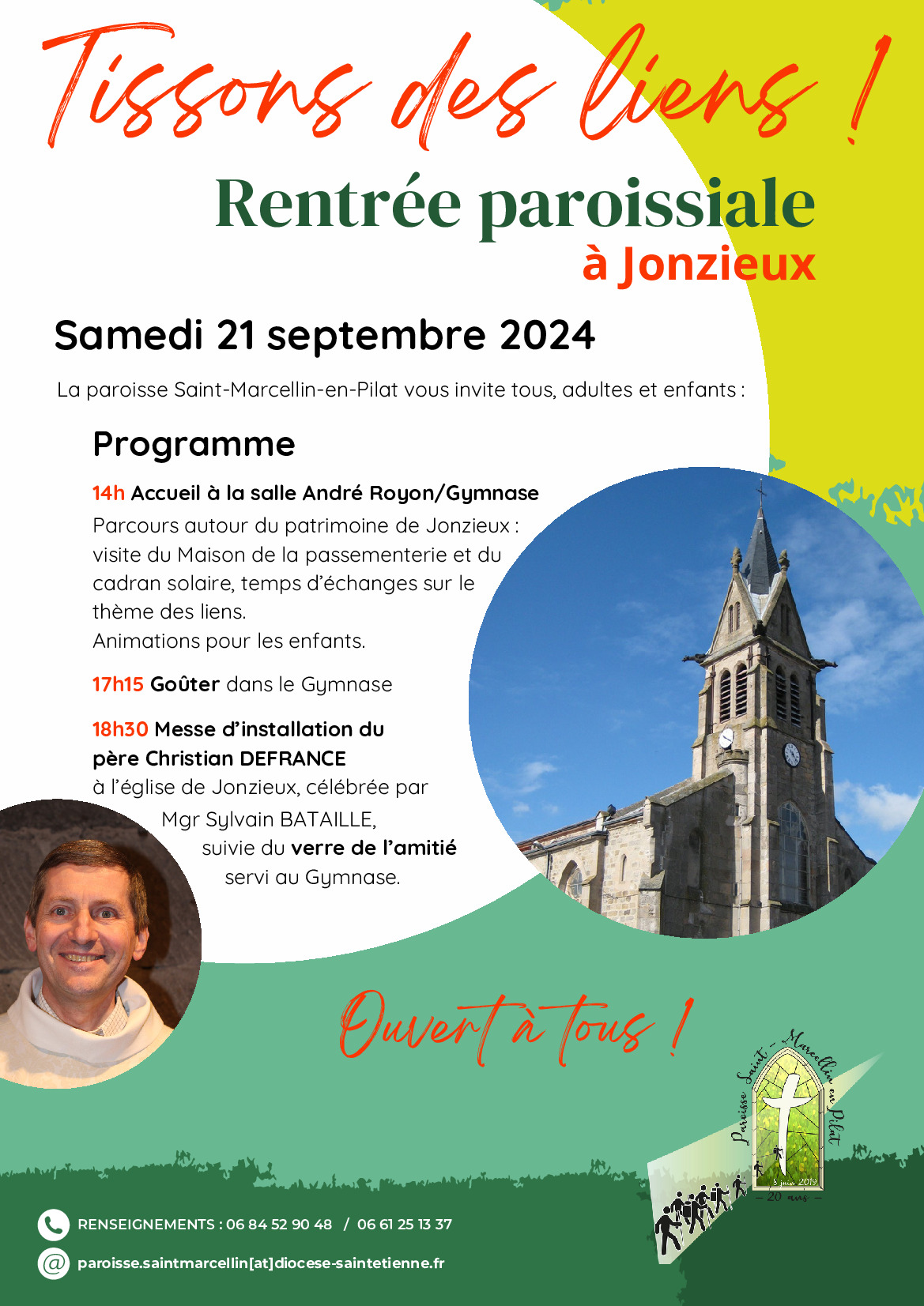 Rentrée paroissiale - samedi 21 septembre