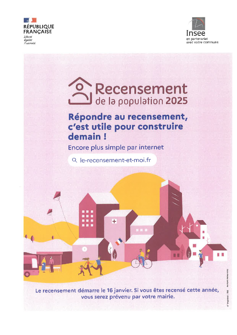 Appel à Candidature : recensement 2025