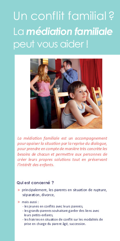 Permanence Médiation Familiale - 15/10 de 14h à 15h, Belley