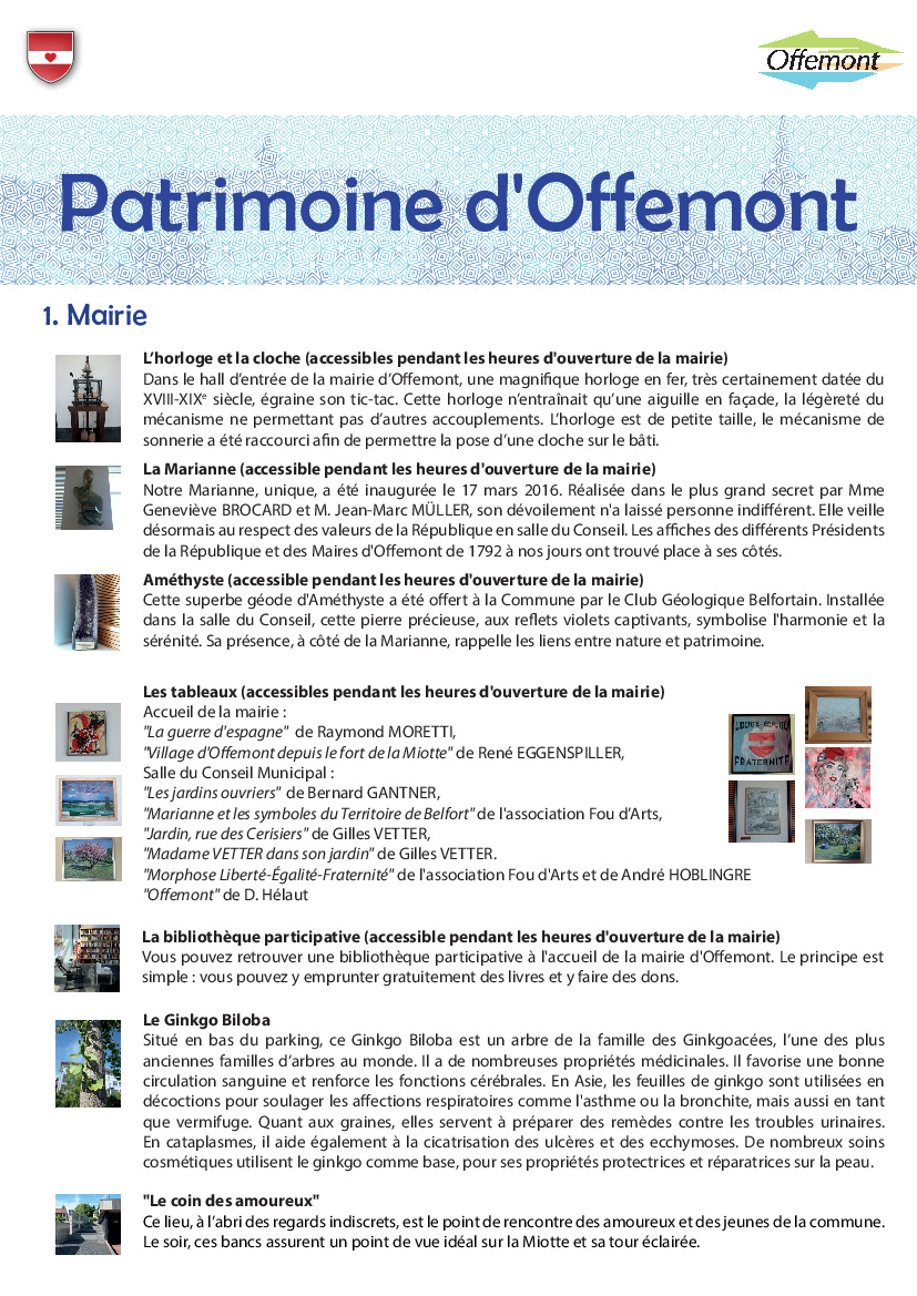 Journées du Patrimoine à Offemont