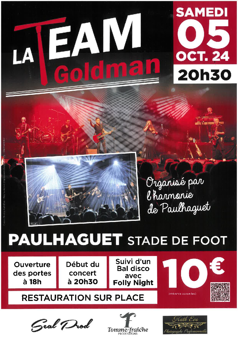 Concert la Team Goldman à PAULHAGUET