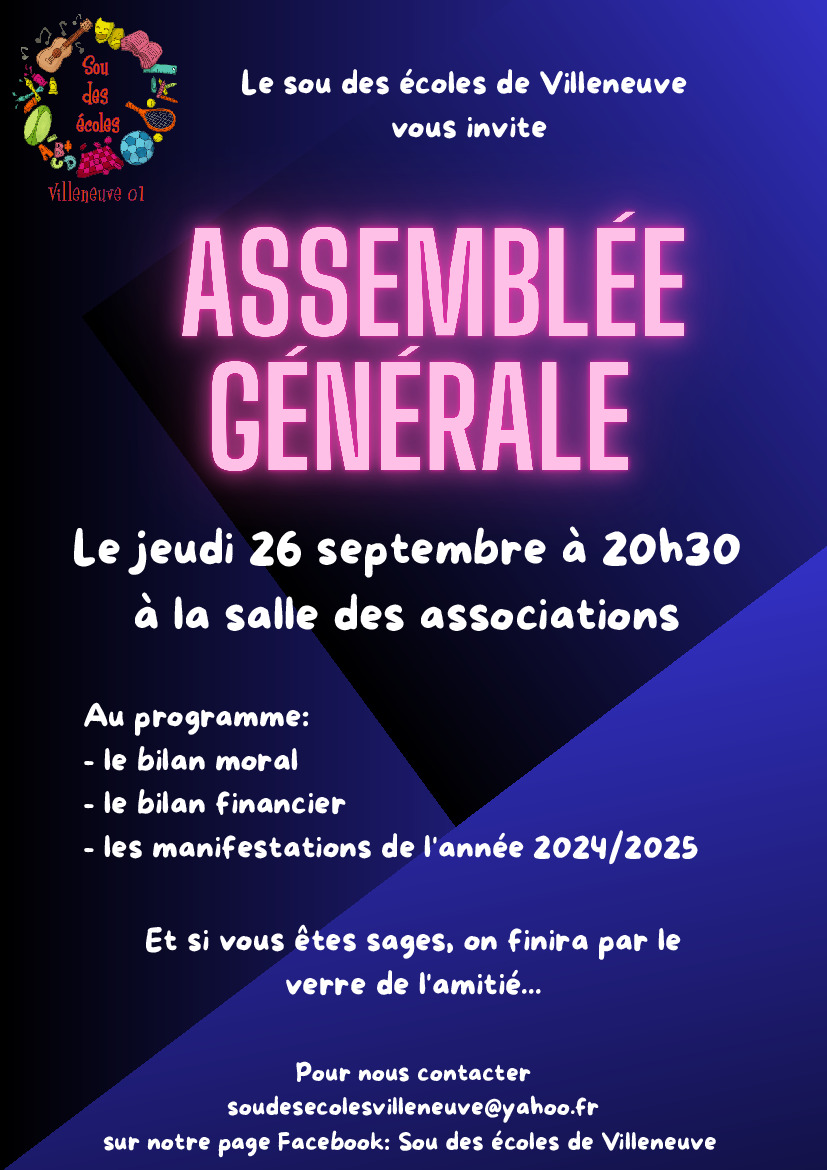 SOU DES ECOLES - Assemblée générale